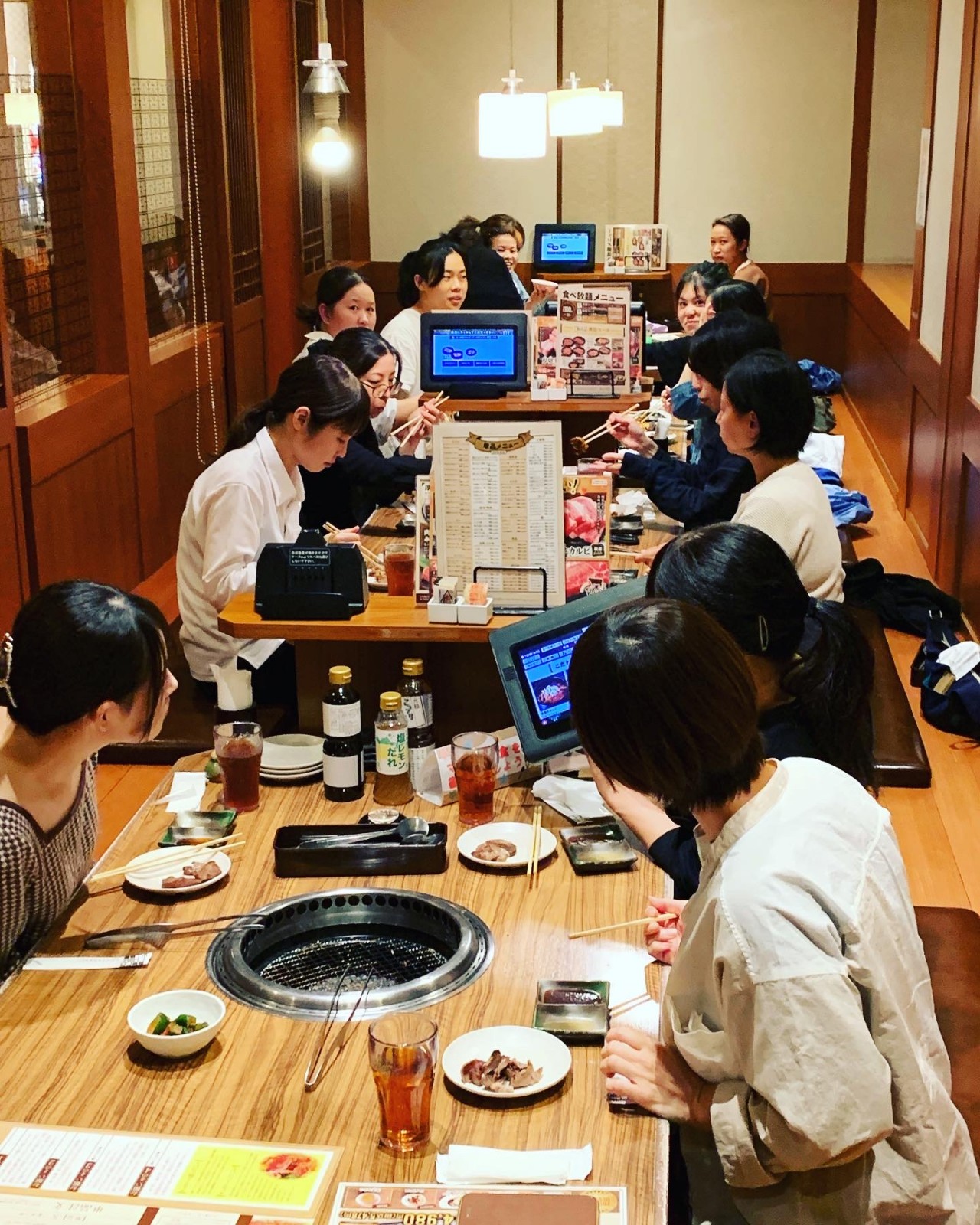 パンジェルスタッフでの食事会